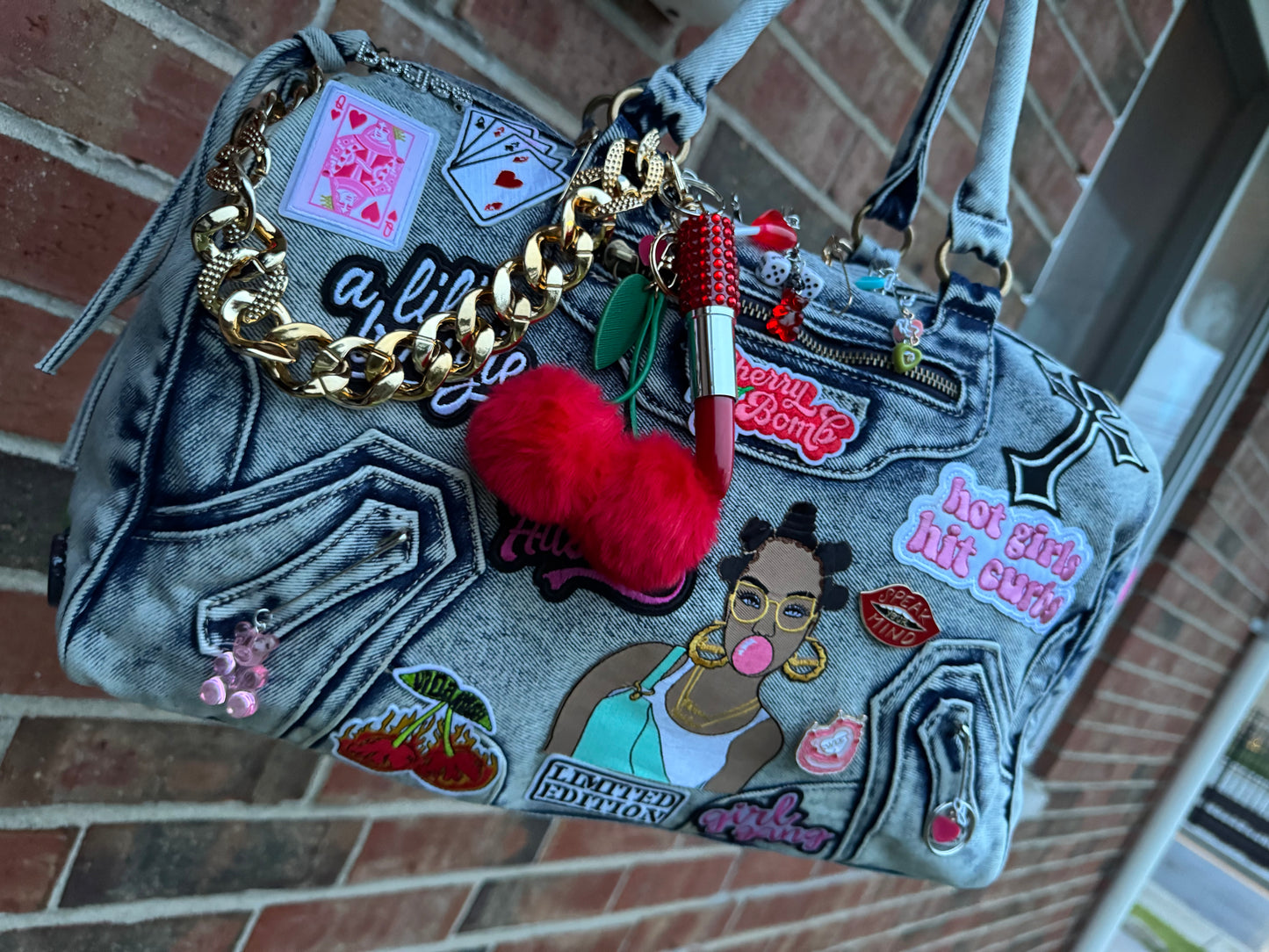 Denim Junk Purse