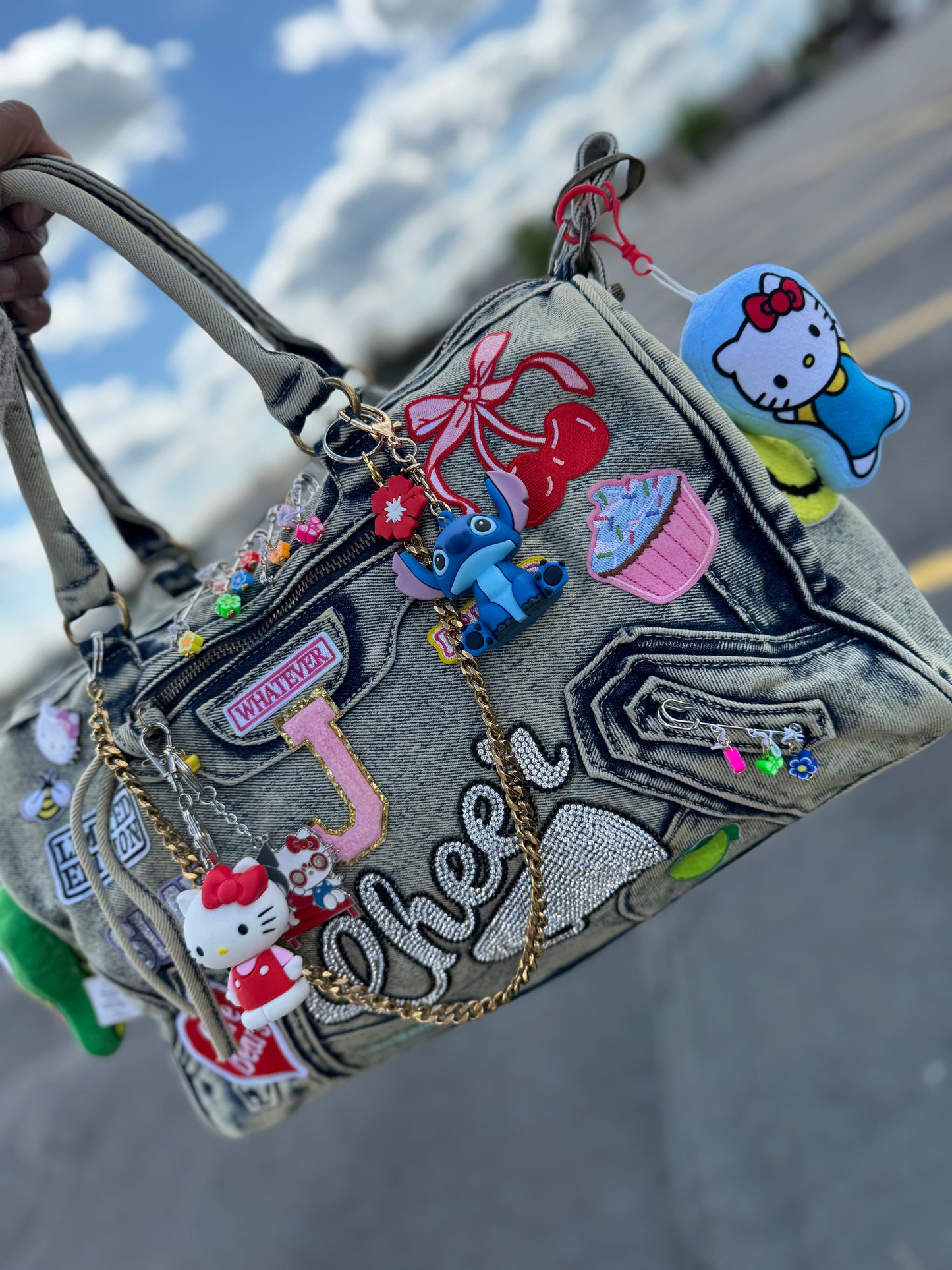 Denim Junk Purse