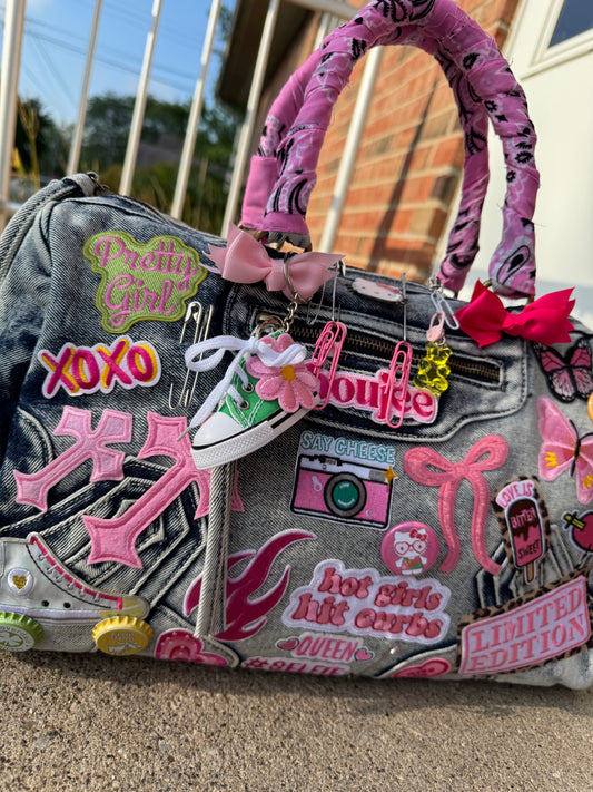 Denim Junk Purse